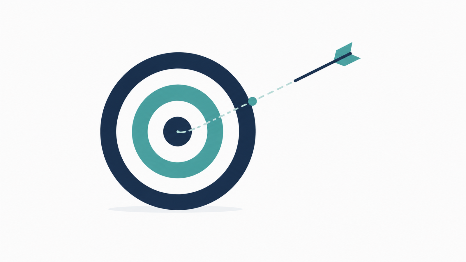 Illustration of an arrow drifting off a target's center, representing model drift in machine learning over time
