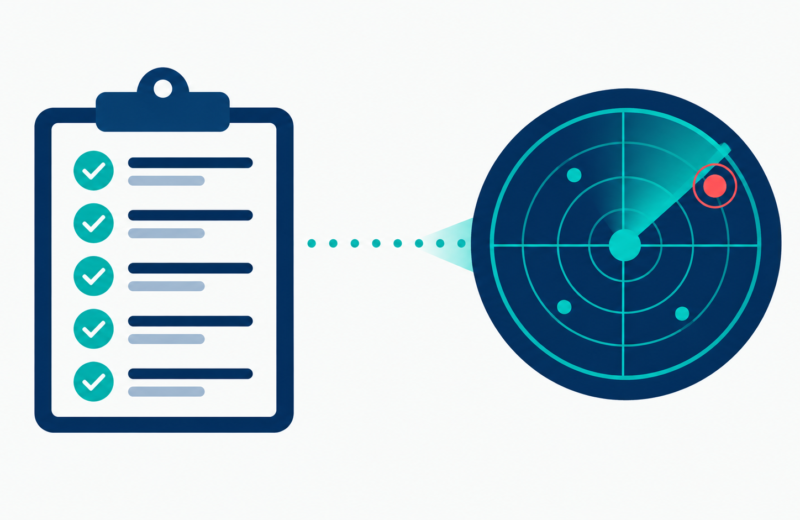 Illustration comparing rule-based data quality testing against anomaly-detecting data observability